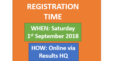 It’s registration time It’s registration time